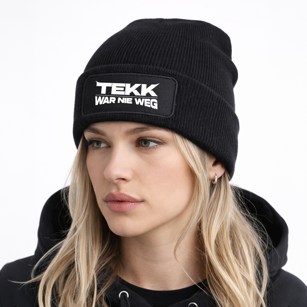 Beanie - Logo - Tekk War Nie Weg