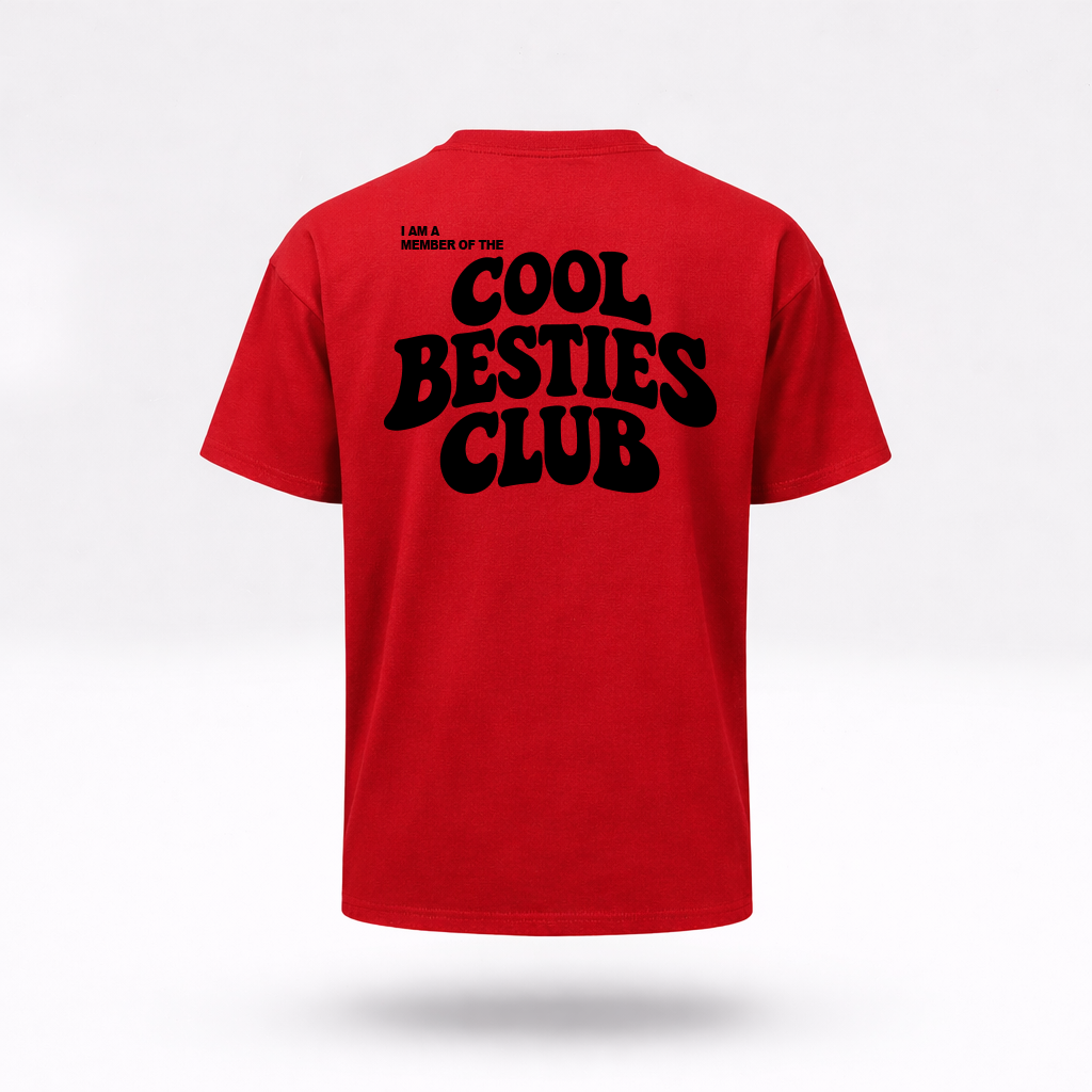 Oversized Shirt - Cool Besties Club - Family Merch