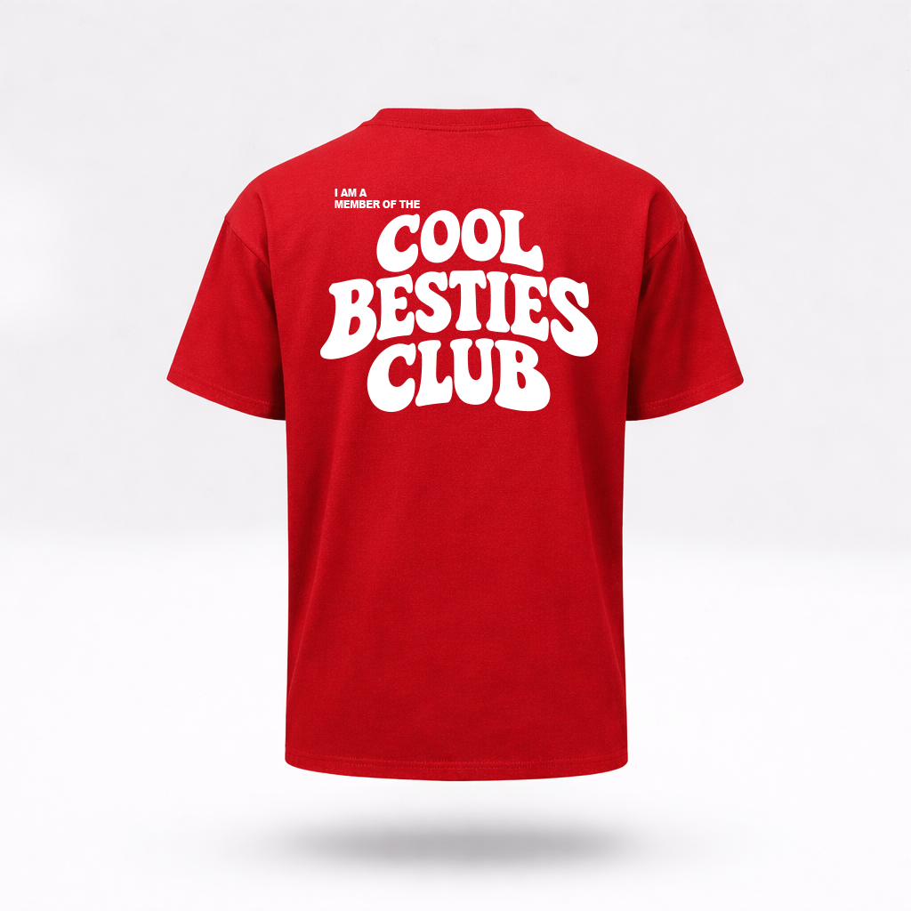 Oversized Shirt - Cool Besties Club - Family Merch