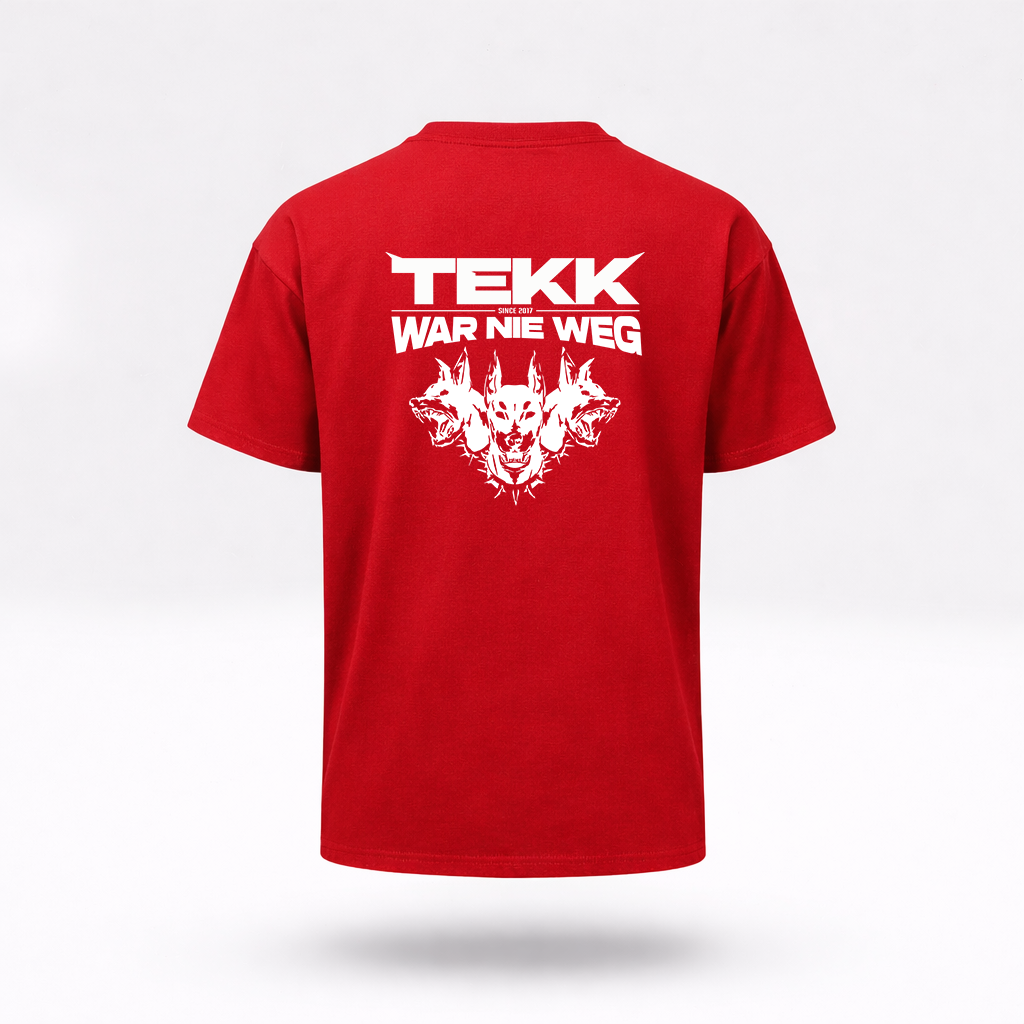 Oversized Shirt - Logo - Tekk War Nie Weg