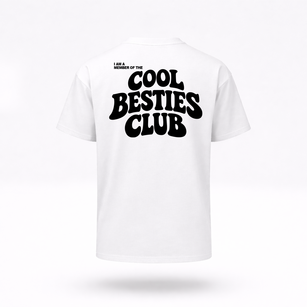 Oversized Shirt - Cool Besties Club - Family Merch