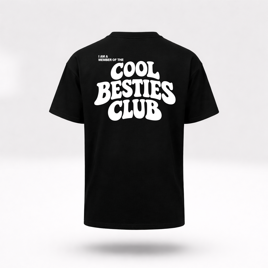 Oversized Shirt - Cool Besties Club - Family Merch