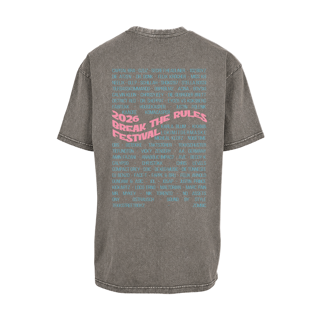 Oversized Shirt - Line Up 2026 - Break The Rules