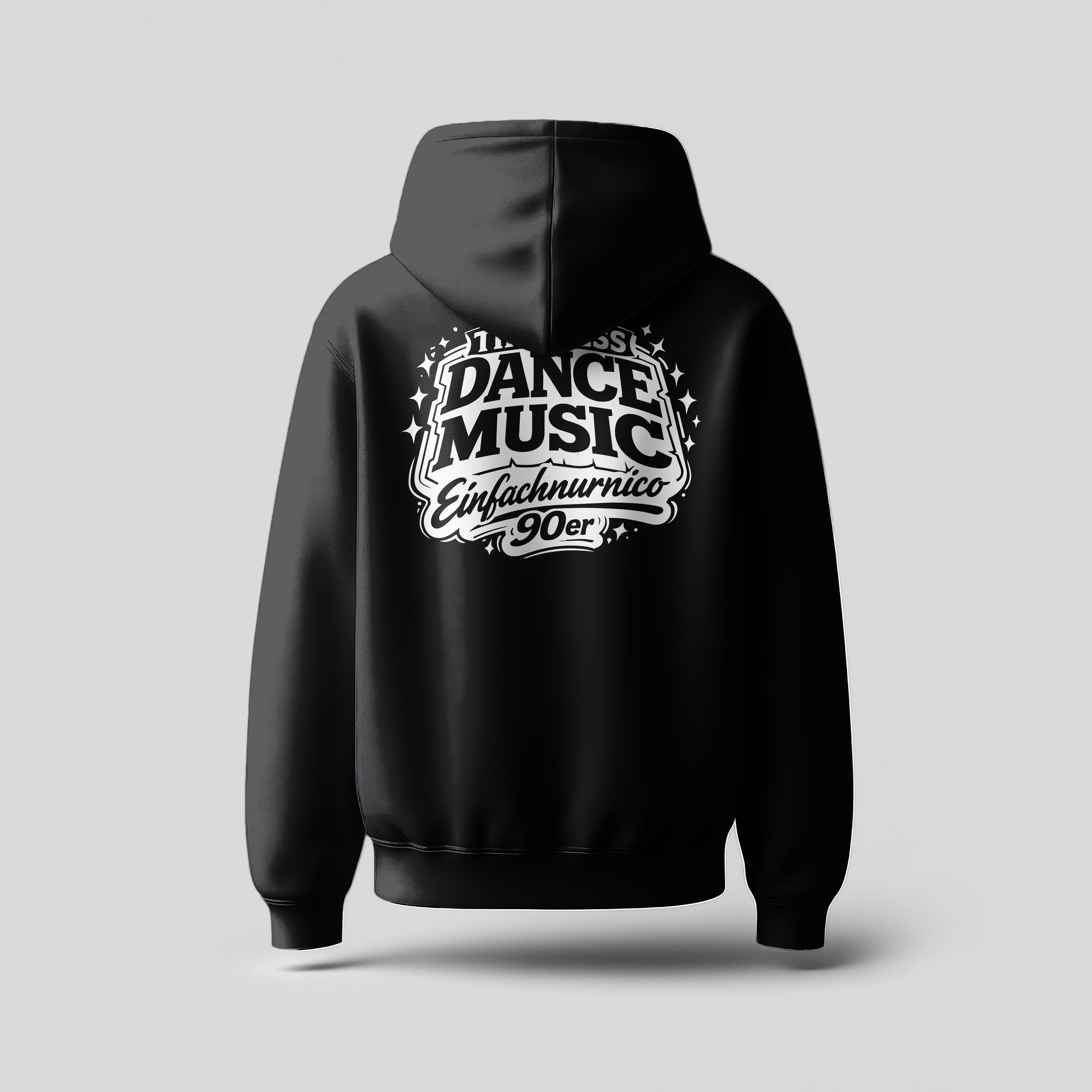 Oversized Hoodie - Timeless Dancemusic - Einfachnurnico90er