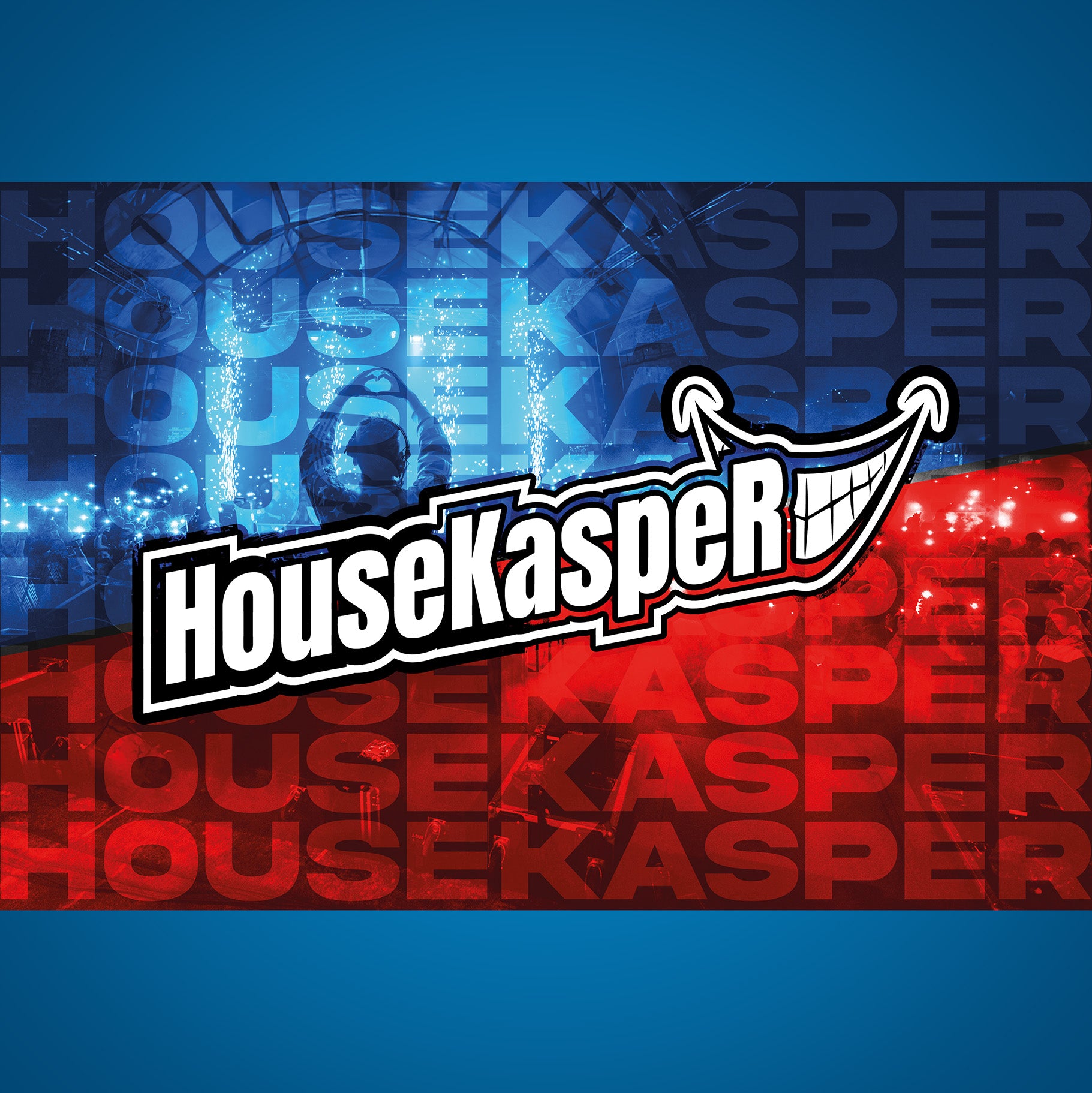 Fahne - BlauRot - HouseKaspeR
