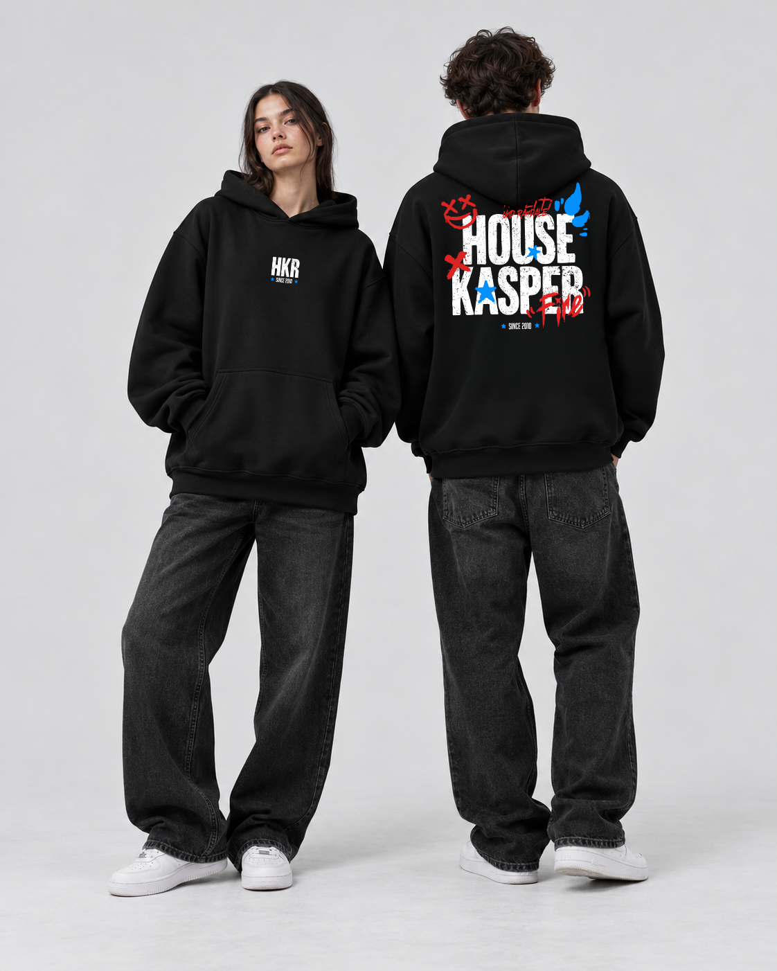 Oversized Hoodie - Graffiti - HouseKaspeR