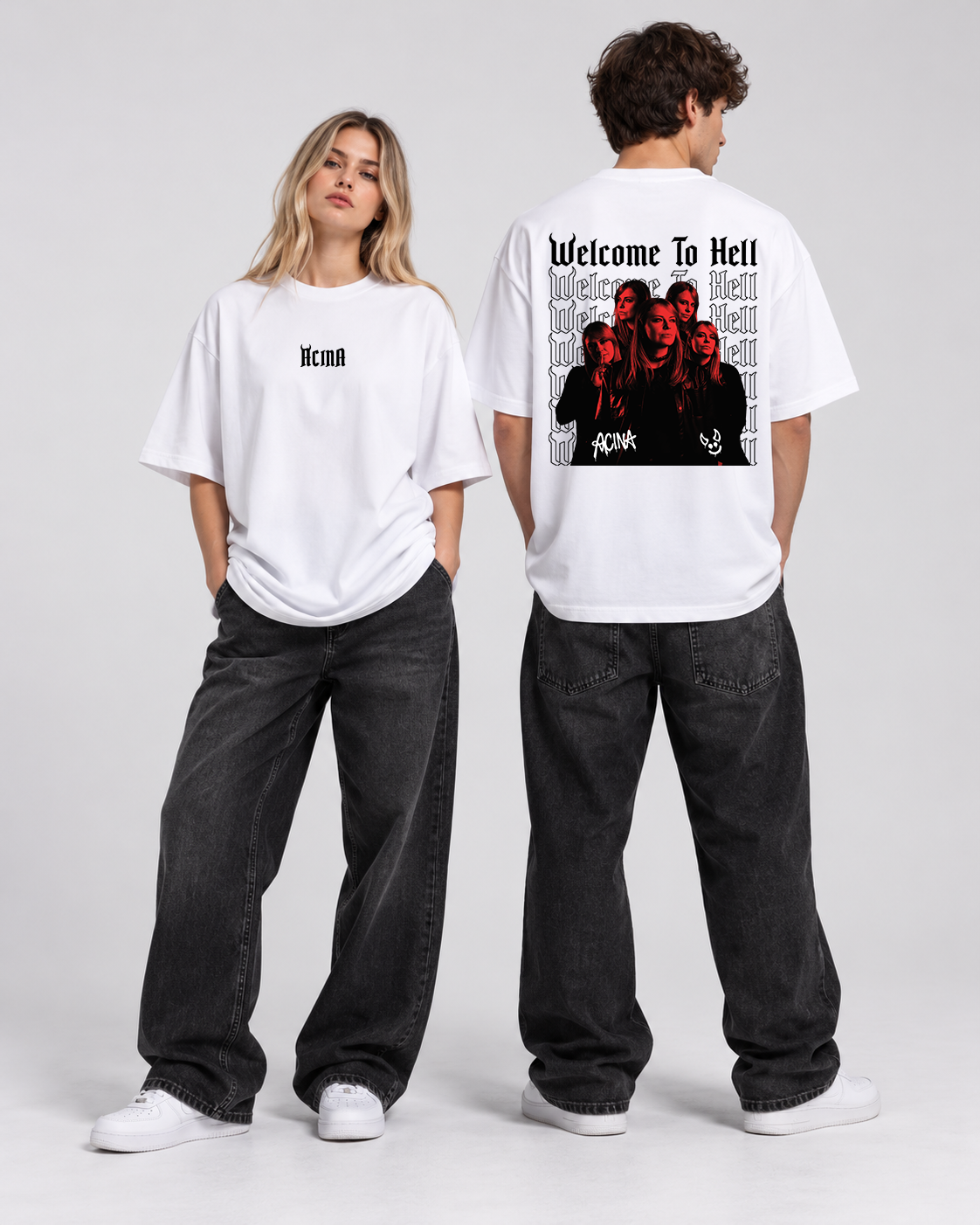 Oversized Shirt - Logo - Acina