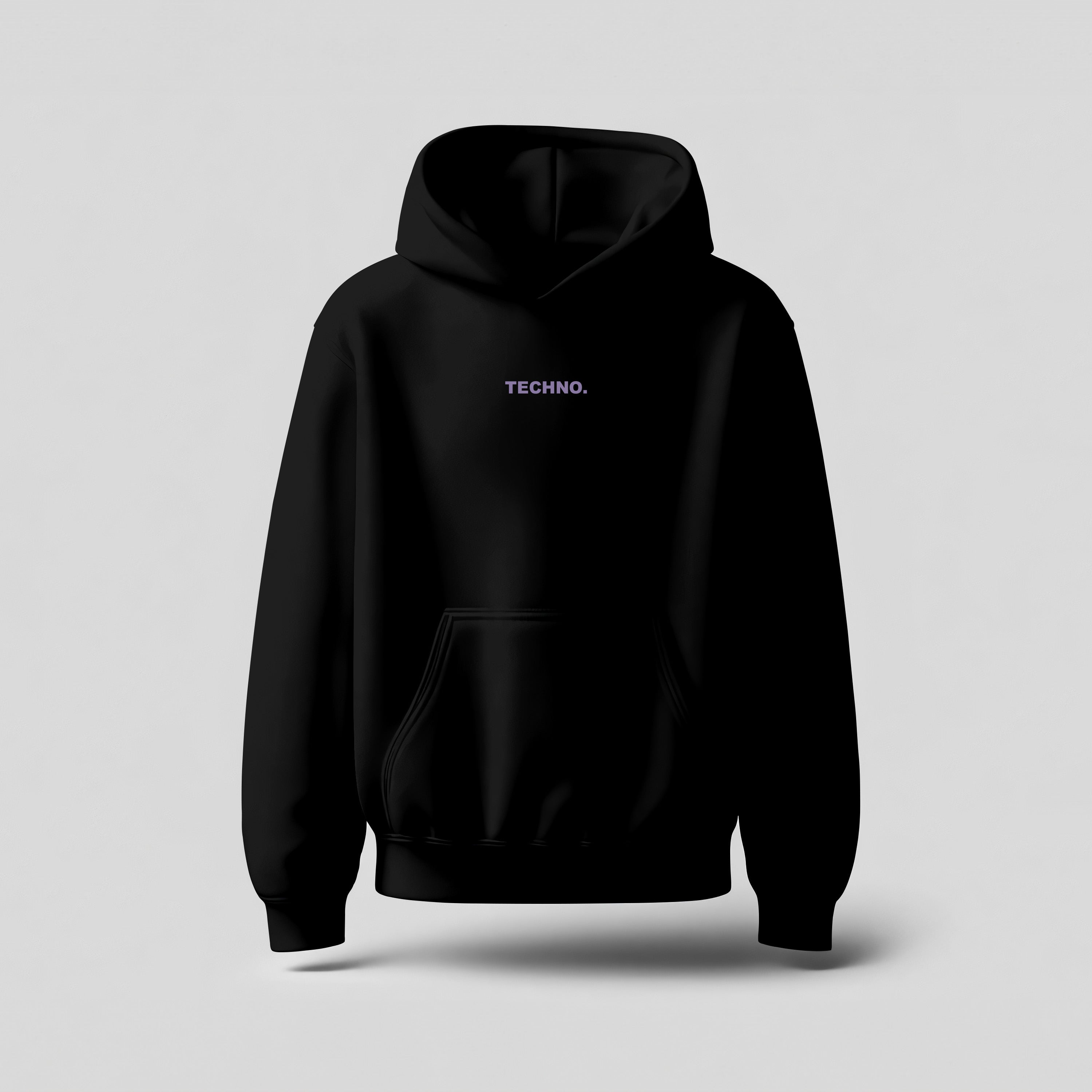 Oversized Hoodie - Lila - TECHNO.
