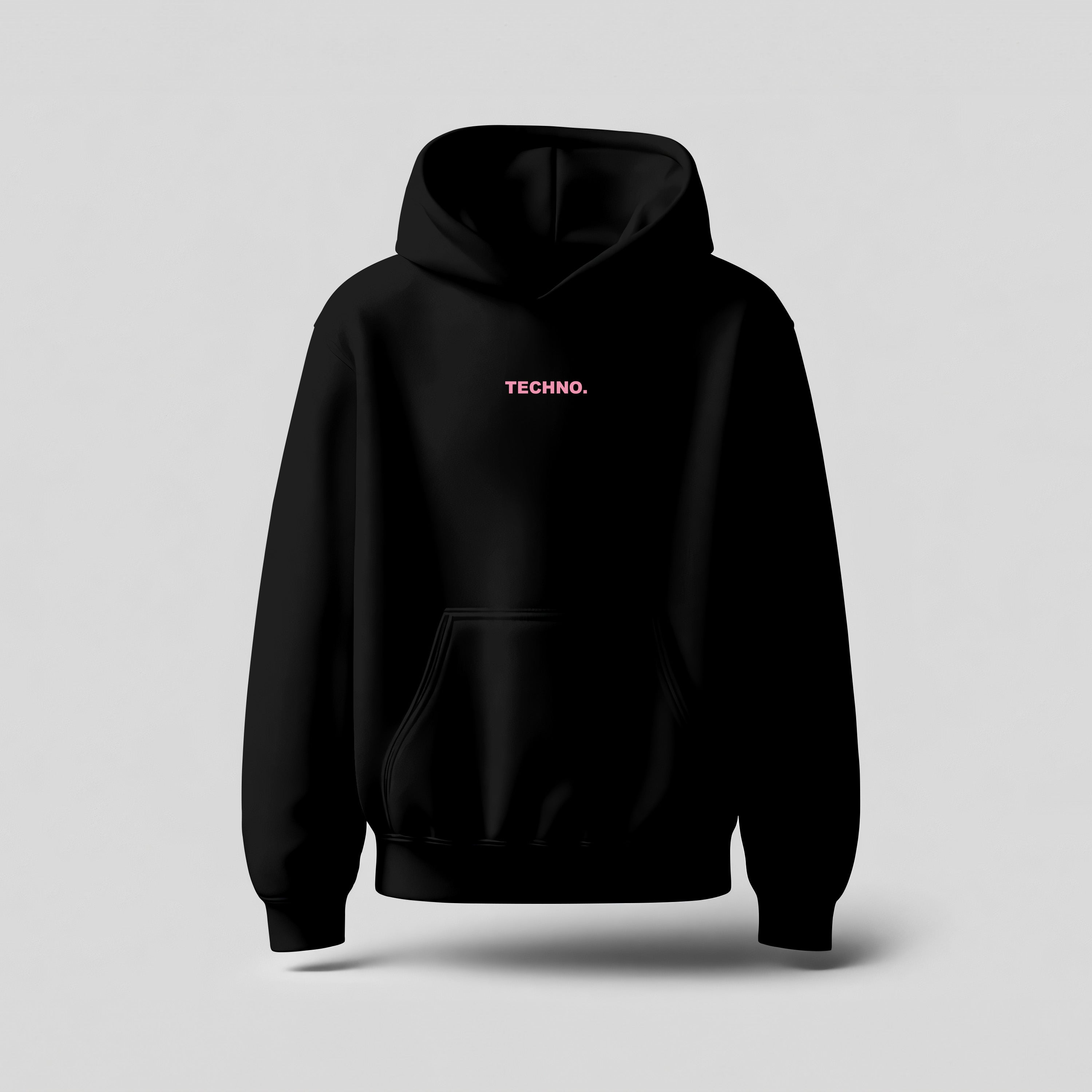 Oversized Hoodie - Rosa - TECHNO.