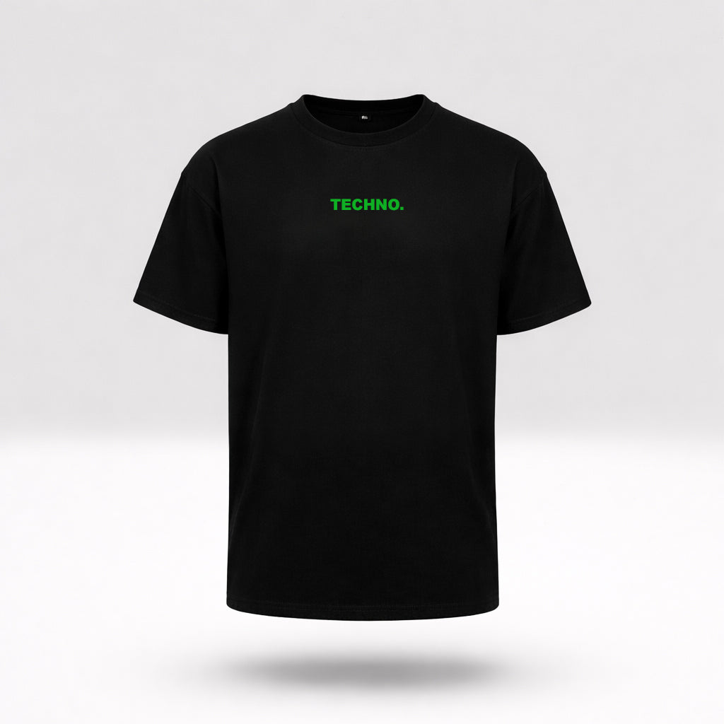 Oversized Shirt - Grün - TECHNO.
