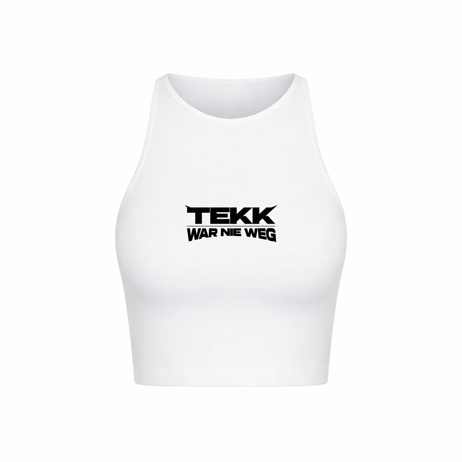 Crop Top - Logo - Tekk War Nie Weg