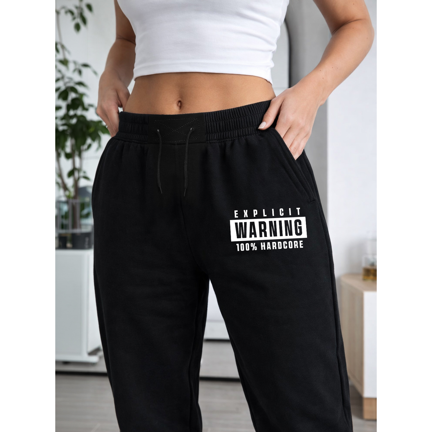 Jogginghose - Warning - Beccy-K