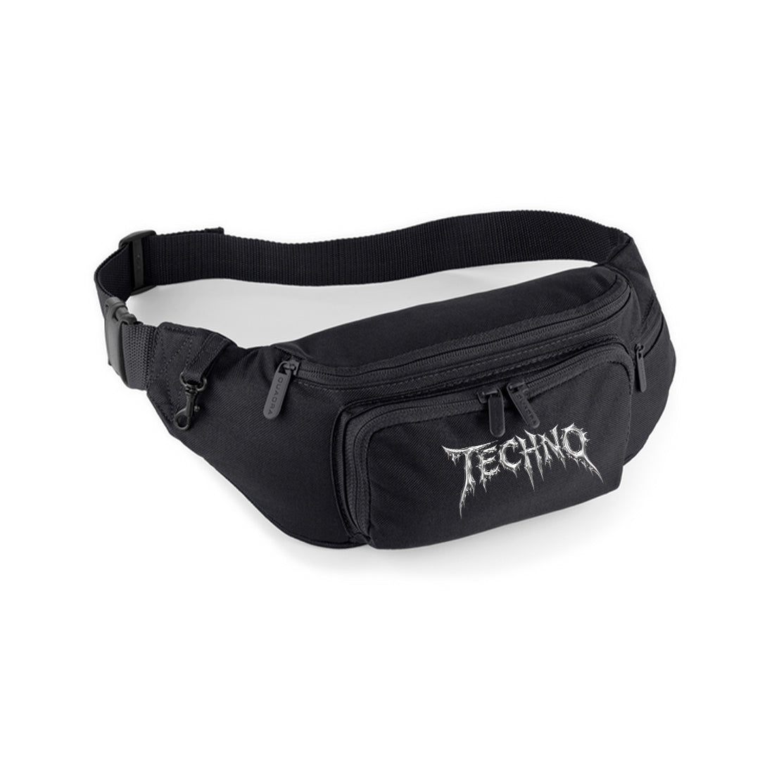 Multi Pocket Bauchtasche - Techno Chrom