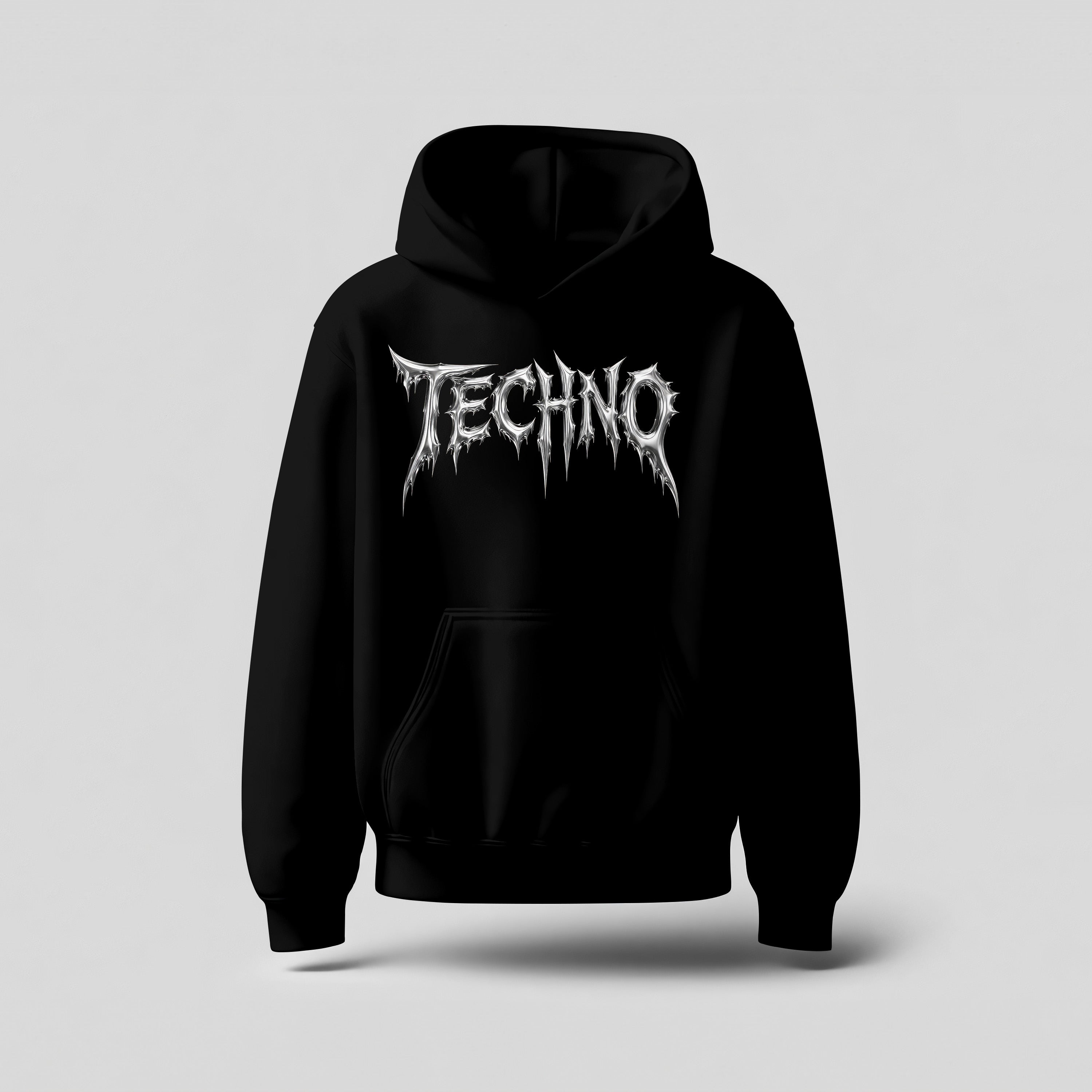 Oversized Hoodie - Techno Chrom