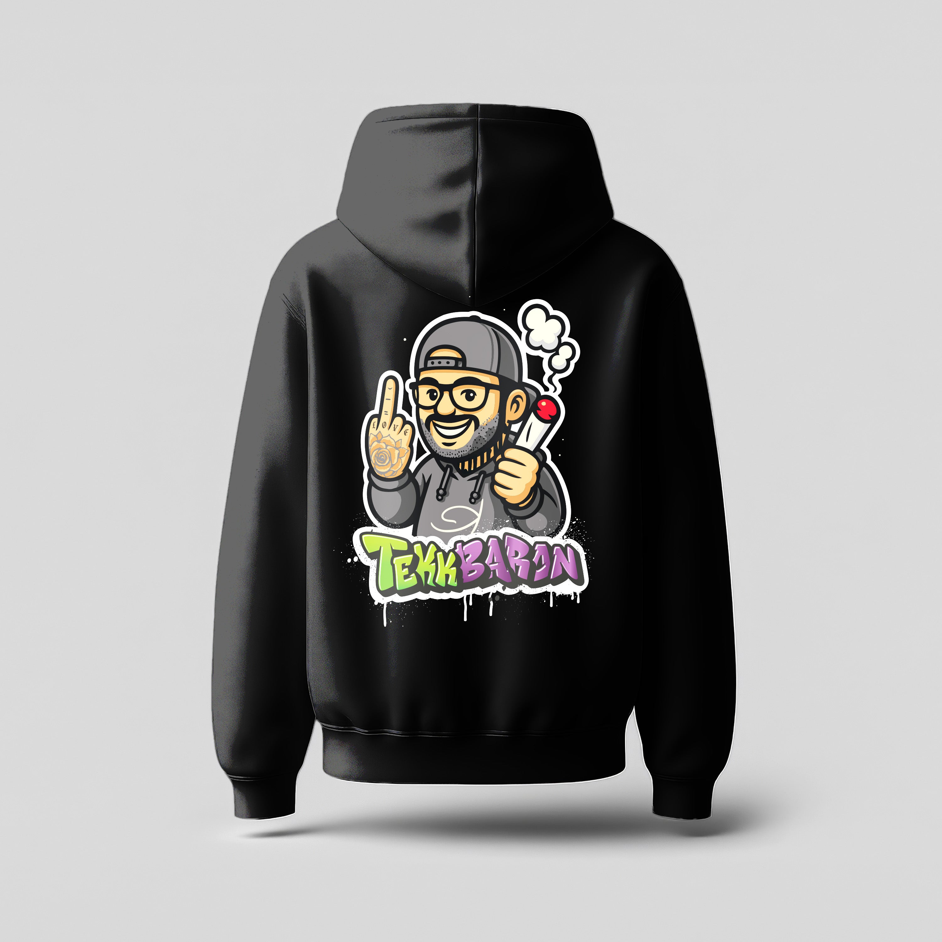 Oversized Hoodie - Logo - TekkBaron