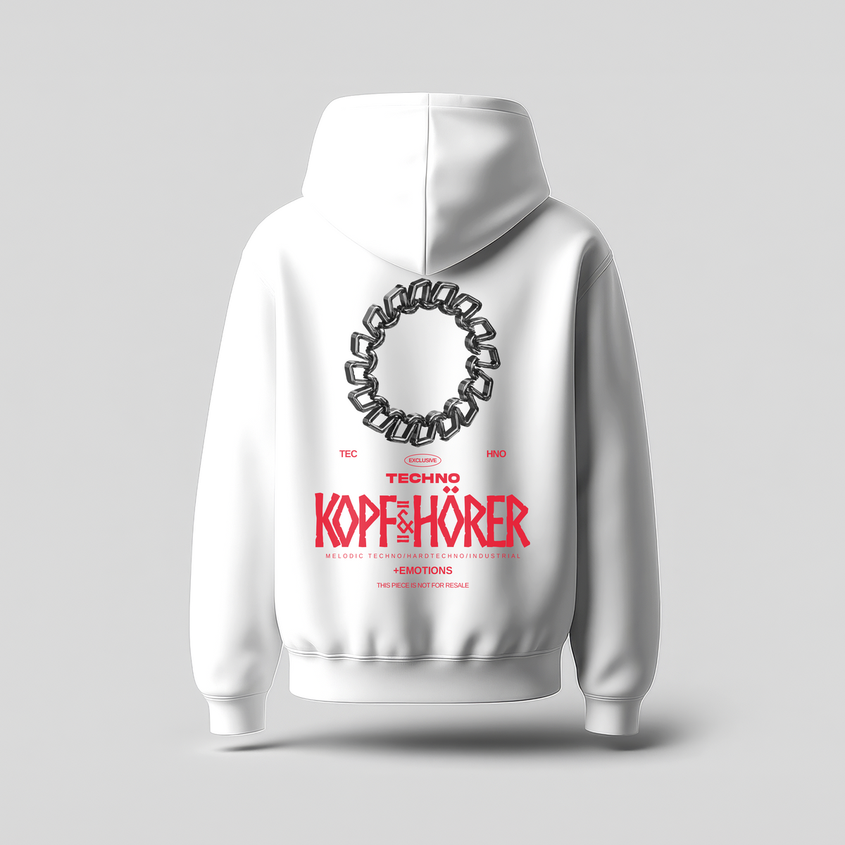 Oversized Hoodie - Kopf & Hörer