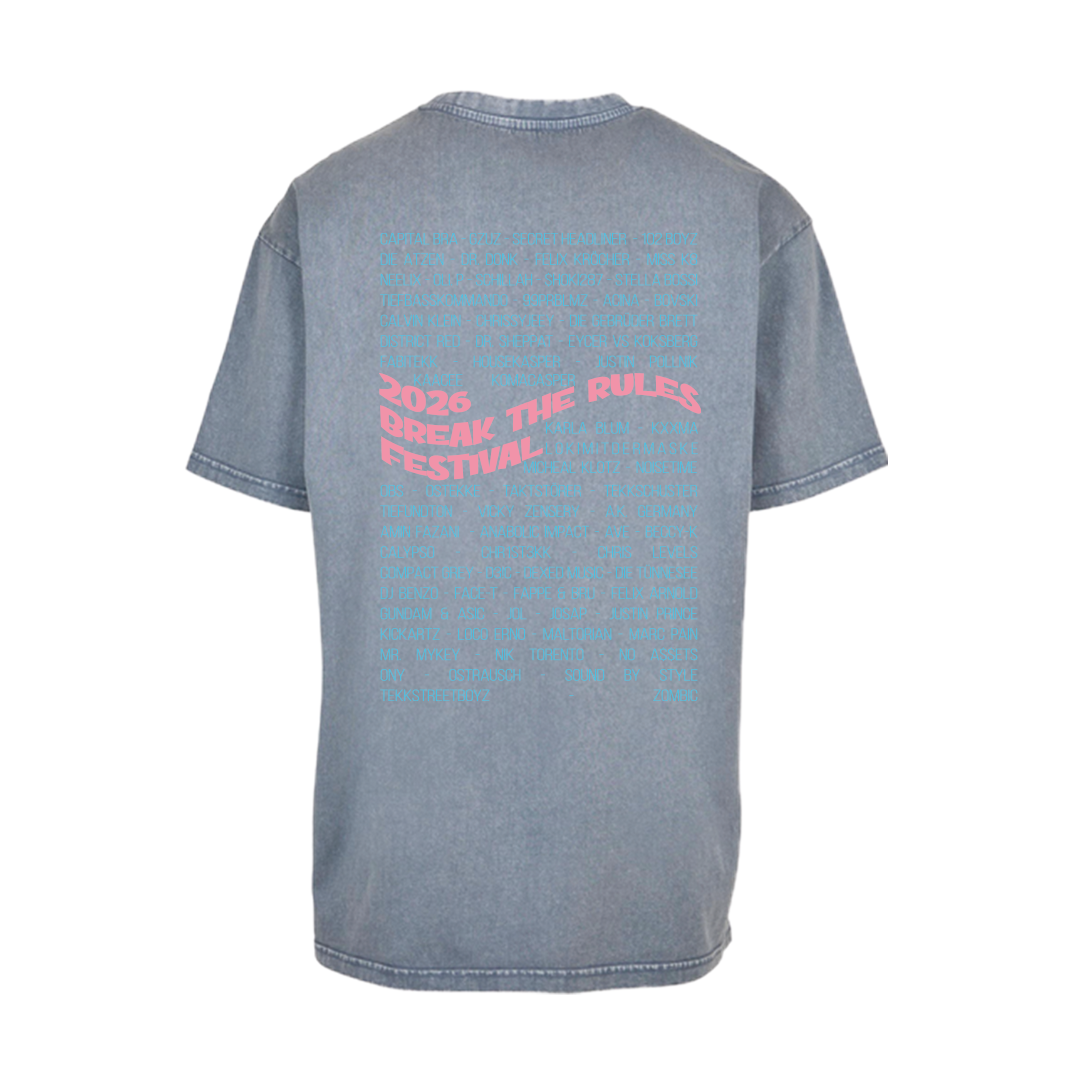 Oversized Shirt - Line Up 2026 - Break The Rules