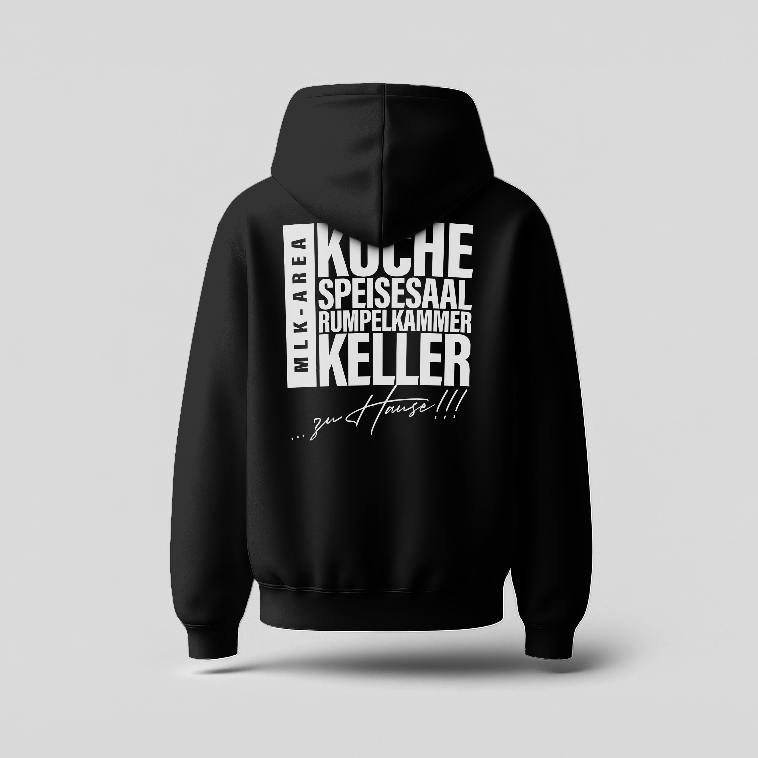 Oversized Hoodie - zu Hause - MLK