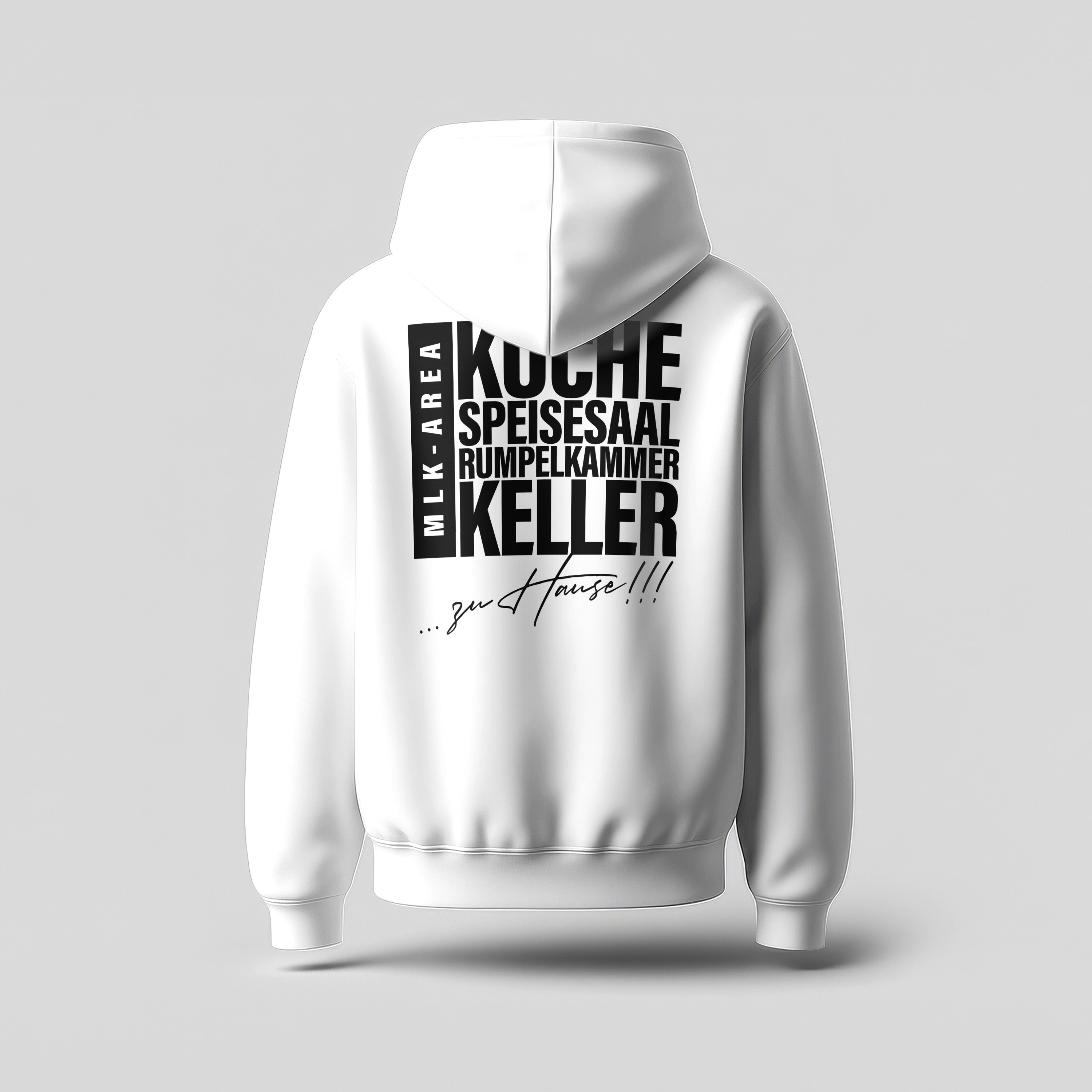 Oversized Hoodie - zu Hause - MLK