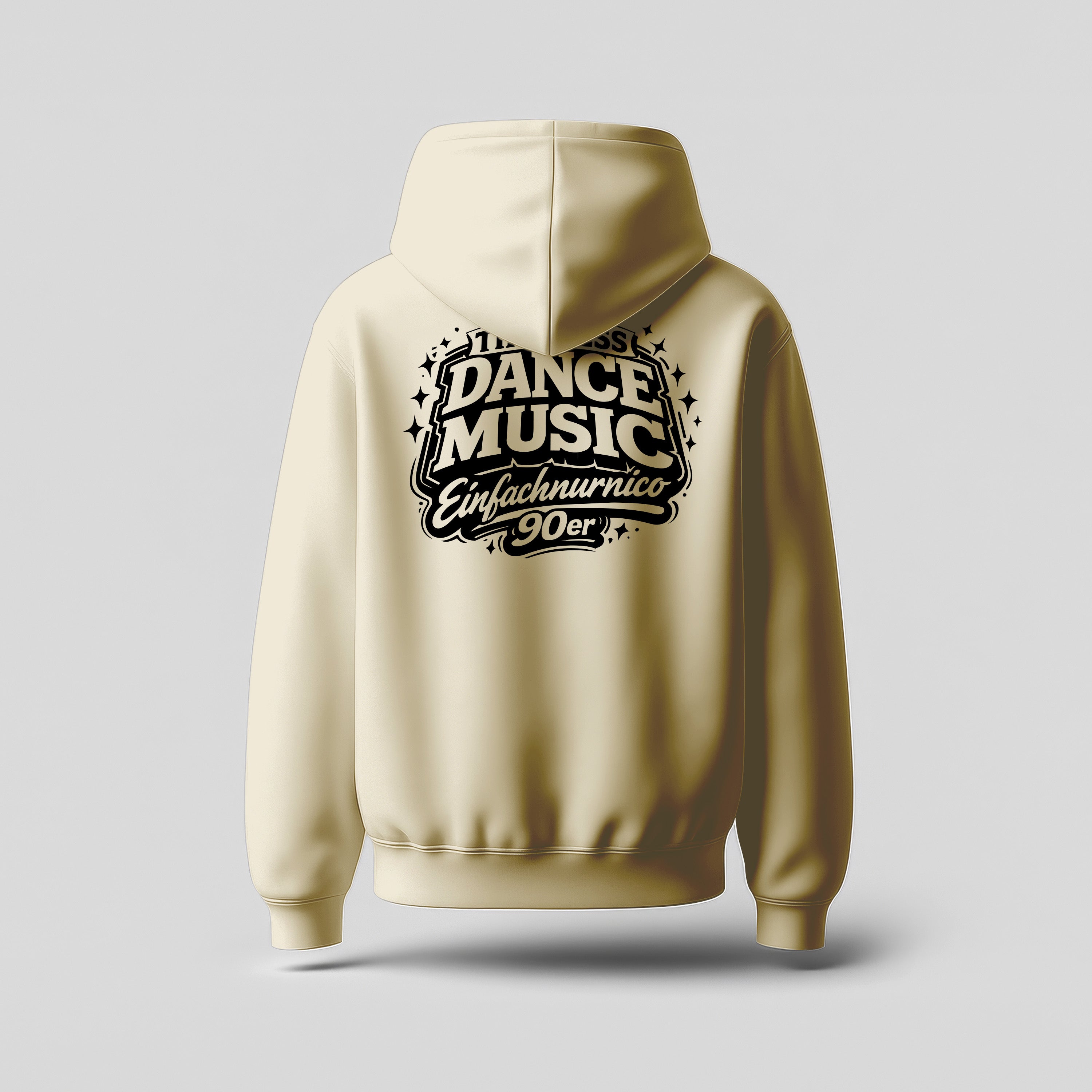 Oversized Hoodie - Timeless Dancemusic - Einfachnurnico90er