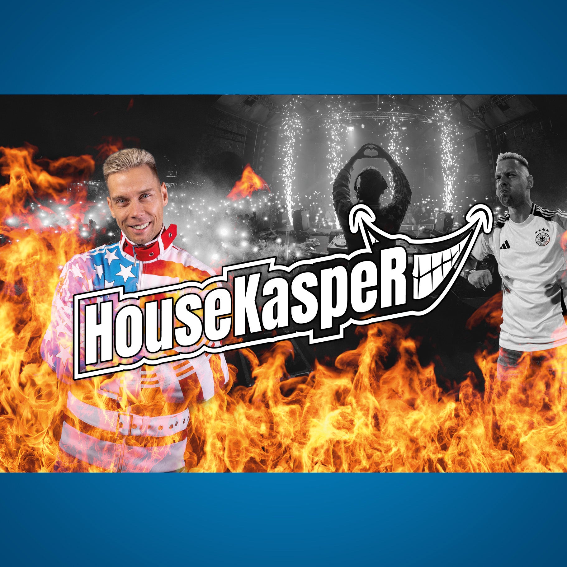 HouseKaspeR Fahne - On Fire