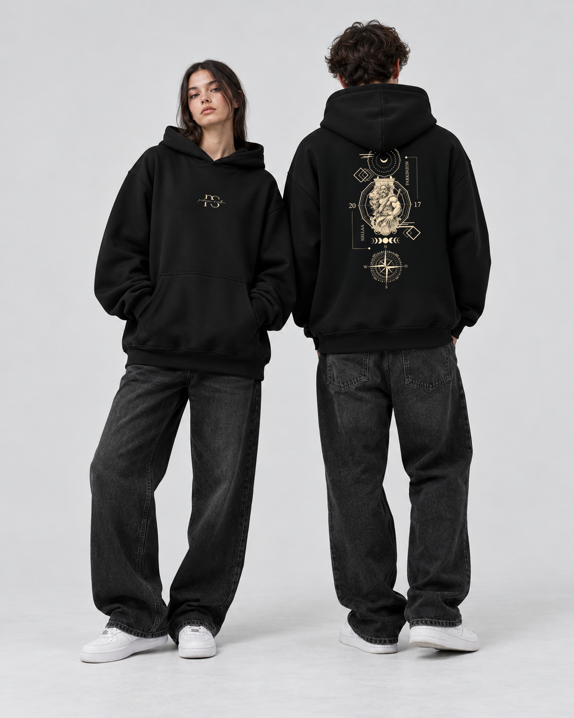 Oversized Hoodie - Zodiac - Parkinzon & Siillaa