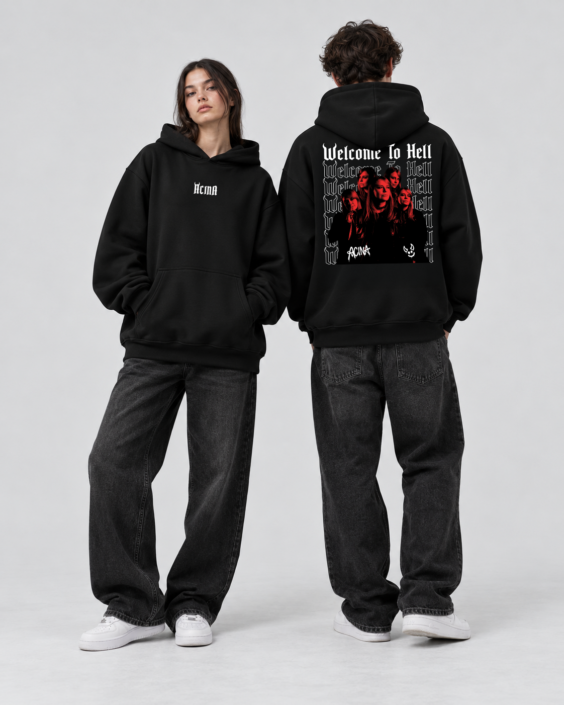 Oversized Hoodie - Logo - Acina