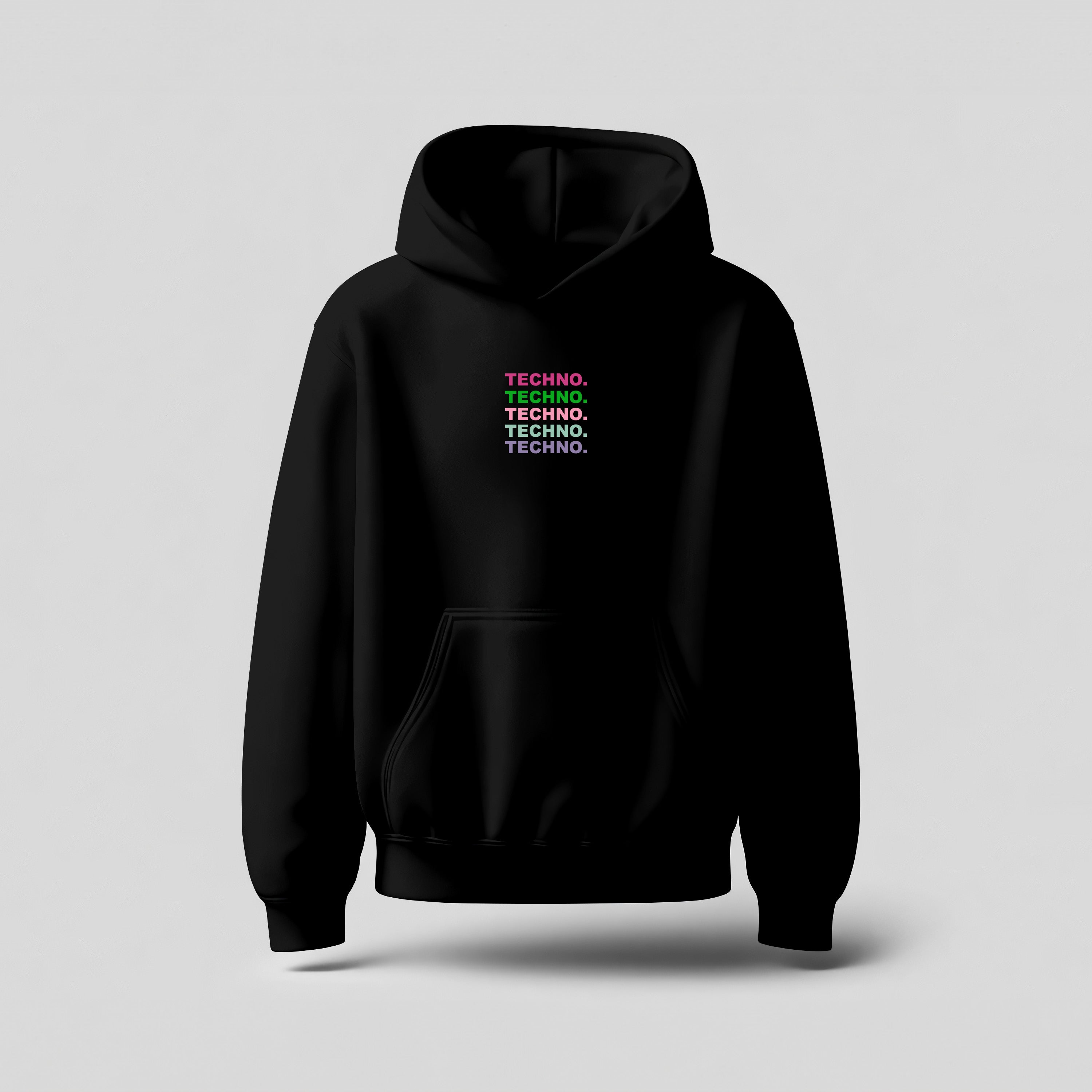 Oversized Hoodie - Bunt - TECHNO.