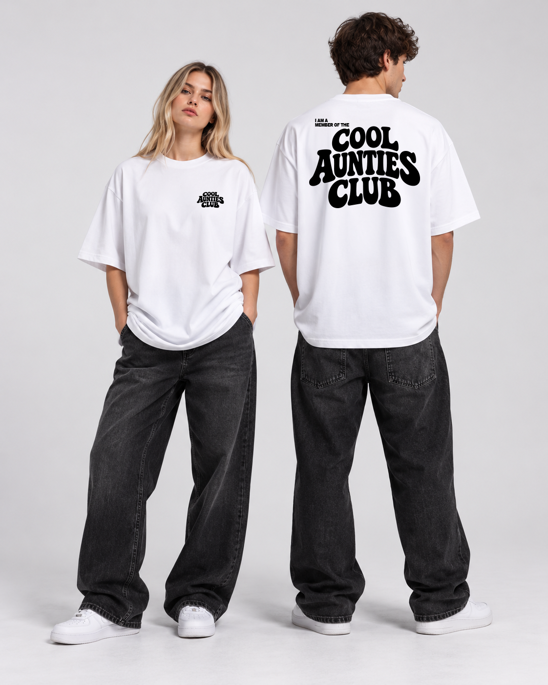 Oversized Shirt - Cool Aunties Club - Family Merch