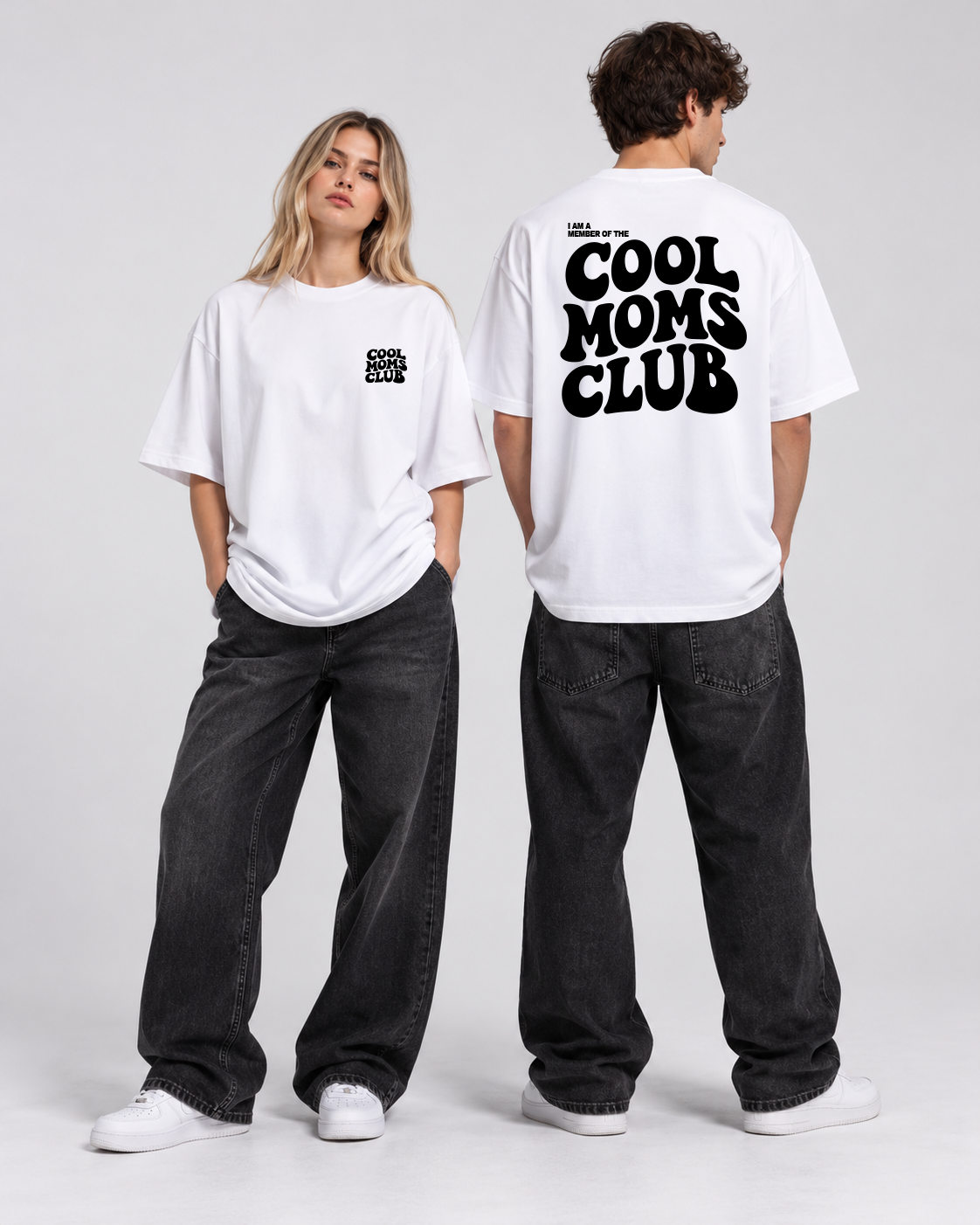 Oversized Shirt - Cool Moms Club - Family Merch