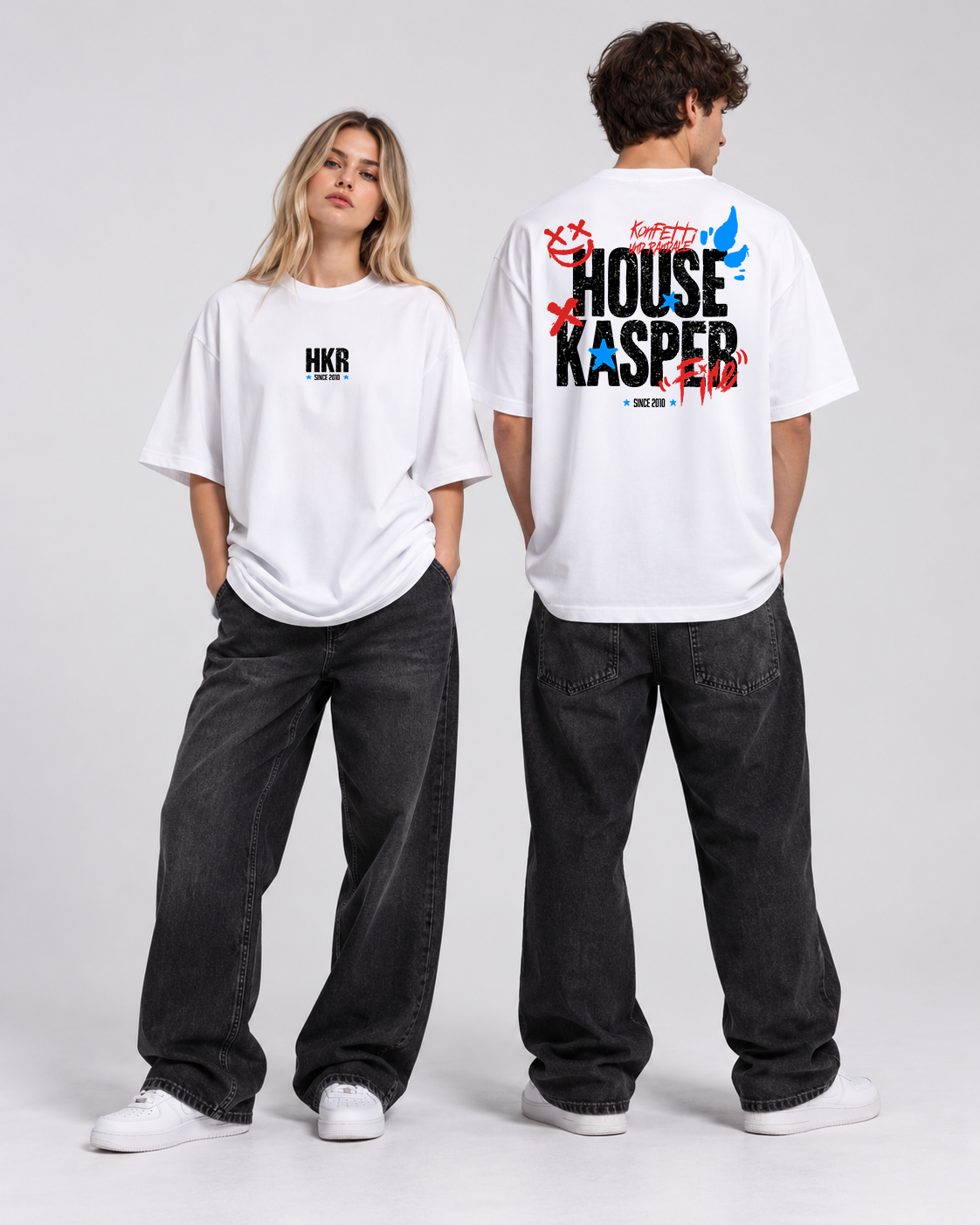Oversized Shirt - Graffiti - HouseKaspeR