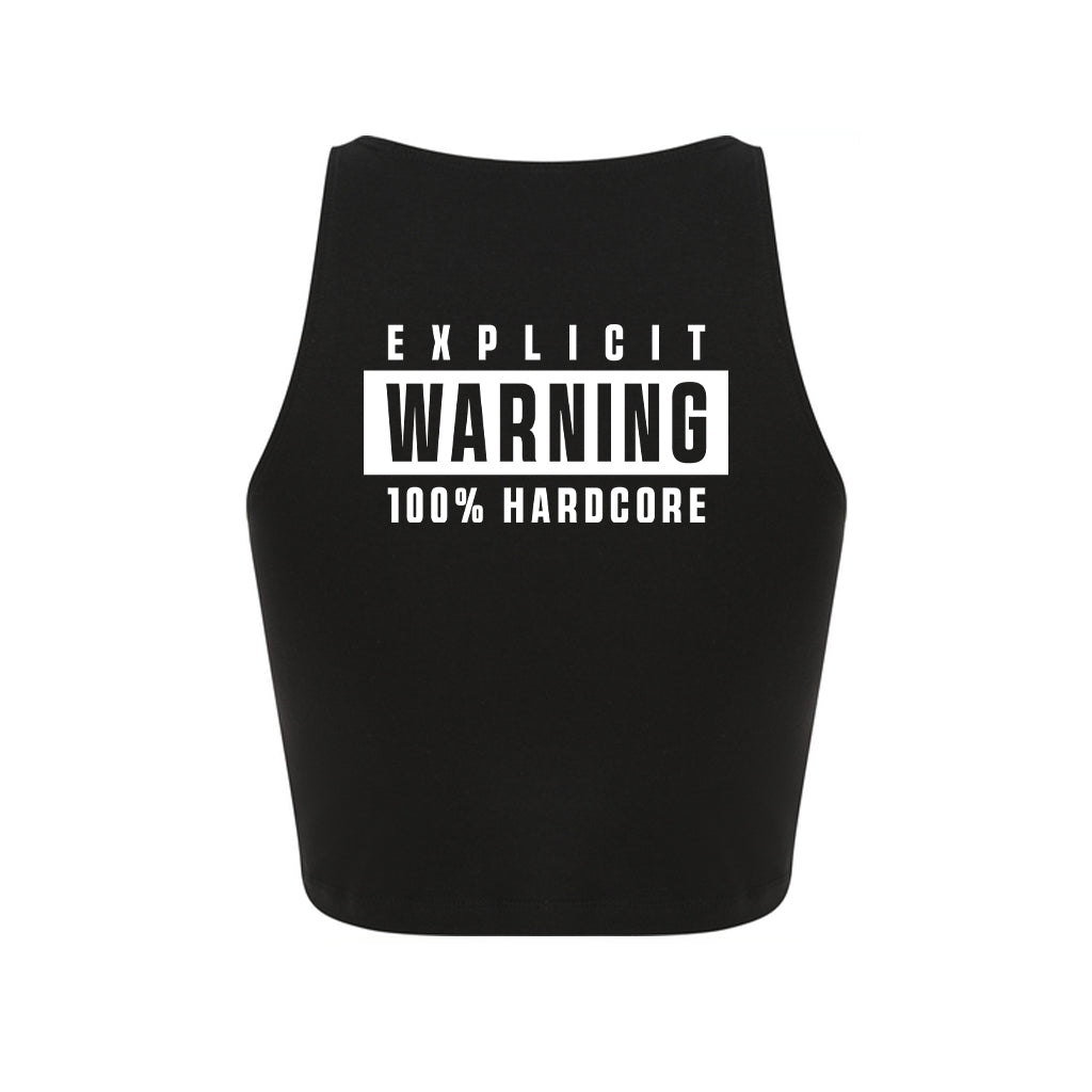 Crop Top WARNING Beccy-K